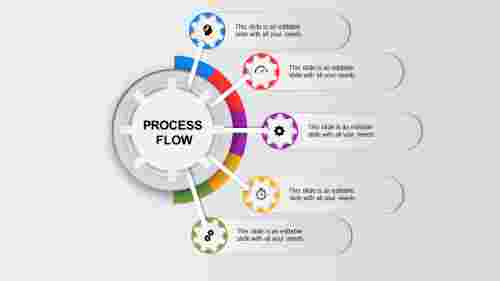 ppt template for process flow-process flow-5